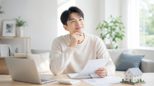 내 집 마련 예산을 계산하면서 행복해 하는 사람